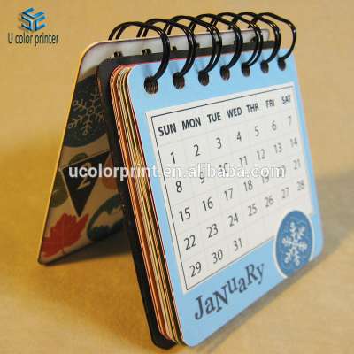 ucolor made cardstock refillable desk calendar